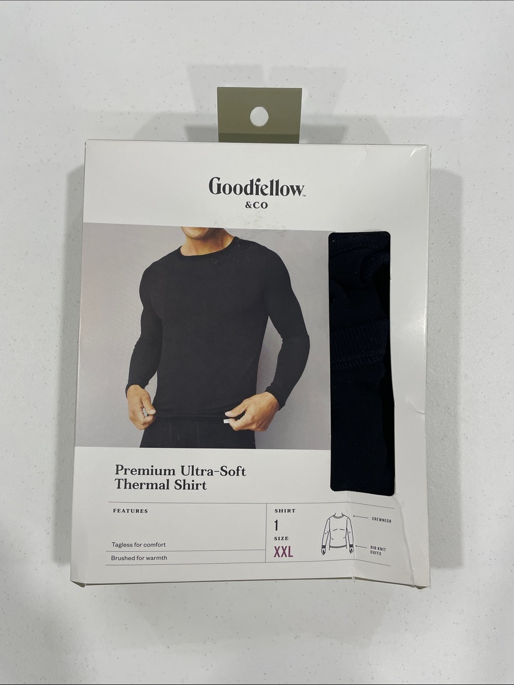 Goodfellow & Co premium ultra-soft thermal long sleeve shirt new XXL